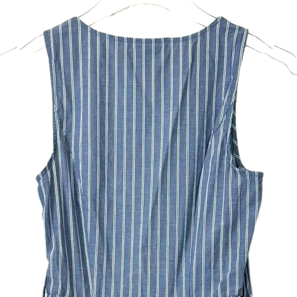 Mossimo | Grey and White Pinstripes | Sleeveless Dress | Size XS | NWOT - Picture 4 of 5